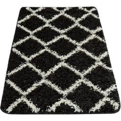 Paco Home Tapis De Bain Moderne Design Losanges Poils Longs Tapis Salle De Bain Crème Noir 40x55 Cm 7 Paco Home Tapis De Bain Moderne Design Losanges Poils Longs Tapis Salle De Bain Crème Noir 40x55 Cm -Tapis et paillasson Soldes 50627011 4
