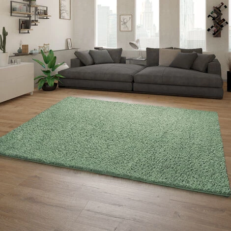 Paco Home Tapis Shaggy Salon Vert Poils Longs Moelleux Doux Robuste 60x100 Cm 2 Paco Home Tapis Shaggy Salon Vert Poils Longs Moelleux Doux Robuste 60x100 Cm – Image 2