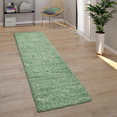 Paco Home Tapis Shaggy Salon Vert Poils Longs Moelleux Doux Robuste 60x100 Cm 4 Paco Home Tapis Shaggy Salon Vert Poils Longs Moelleux Doux Robuste 60x100 Cm – Image 4