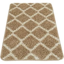Paco Home Tapis De Bain Moderne Design Losanges Poils Longs Tapis Salle De Bain Beige Blanc Ø 80 Cm Rond 7 Paco Home Tapis De Bain Moderne Design Losanges Poils Longs Tapis Salle De Bain Beige Blanc Ø 80 Cm Rond -Tapis et paillasson Soldes 50627161 4