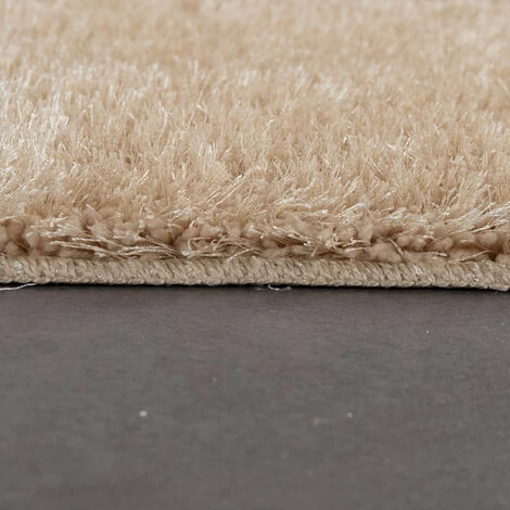 Paco Home Tapis Salle De Bain Moderne Poils Longs Uni Tapis De Bain Antidérapant Beige 40x55 Cm 2 Paco Home Tapis Salle De Bain Moderne Poils Longs Uni Tapis De Bain Antidérapant Beige 40x55 Cm – Image 2