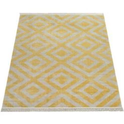 Paco Home Tapis Balcon Jaune Terrasse Extérieur Style Scandinave Design Losanges Résistant Aux Intempéries Doux 60x100 Cm 6 Paco Home Tapis Balcon Jaune Terrasse Extérieur Style Scandinave Design Losanges Résistant Aux Intempéries Doux 60x100 Cm -Tapis et paillasson Soldes 50627241 3