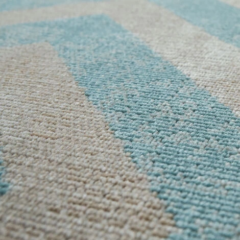 Paco Home Tapis Extérieur Bleu Blanc Balcon Terrasse Motif Losanges Design Scandinave 60x100 Cm 4 Paco Home Tapis Extérieur Bleu Blanc Balcon Terrasse Motif Losanges Design Scandinave 60x100 Cm – Image 4