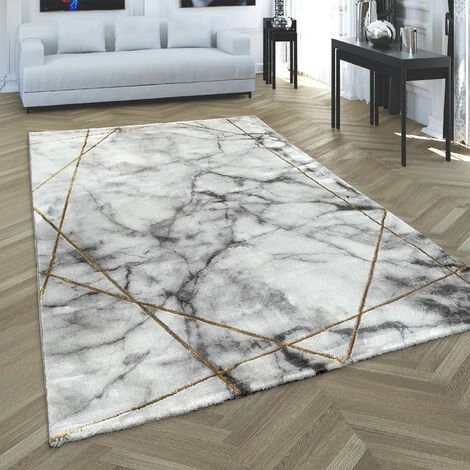 Paco Home Tapis De Salon Motif Marbre Gris Or 3-D Haute Qualité Tapis A Poil Ras 80x150 Cm 1 Paco Home Tapis De Salon Motif Marbre Gris Or 3-D Haute Qualité Tapis A Poil Ras 80x150 Cm