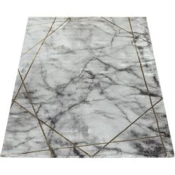 Paco Home Tapis De Salon Motif Marbre Gris Or 3-D Haute Qualité Tapis A Poil Ras 80x150 Cm 9 Paco Home Tapis De Salon Motif Marbre Gris Or 3-D Haute Qualité Tapis A Poil Ras 80x150 Cm -Tapis et paillasson Soldes 50627264 5