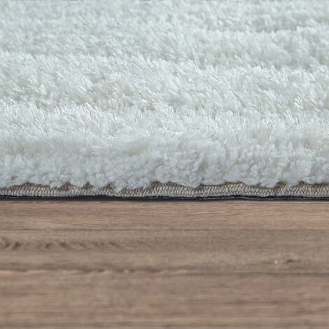 Paco Home Tapis à Poils Hauts Tapis à La Main Tufted Waves Design Contour Contour Cut Cuddly Uni Blanc 60x100 Cm 2 Paco Home Tapis à Poils Hauts Tapis à La Main Tufted Waves Design Contour Contour Cut Cuddly Uni Blanc 60x100 Cm – Image 2