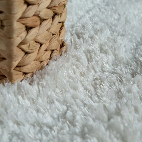 Paco Home Tapis à Poils Hauts Tapis à La Main Tufted Waves Design Contour Contour Cut Cuddly Uni Blanc 60x100 Cm 3 Paco Home Tapis à Poils Hauts Tapis à La Main Tufted Waves Design Contour Contour Cut Cuddly Uni Blanc 60x100 Cm – Image 3