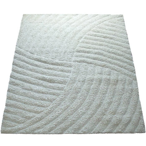 Paco Home Tapis à Poils Hauts Tapis à La Main Tufted Waves Design Contour Contour Cut Cuddly Uni Blanc 60x100 Cm 4 Paco Home Tapis à Poils Hauts Tapis à La Main Tufted Waves Design Contour Contour Cut Cuddly Uni Blanc 60x100 Cm – Image 4