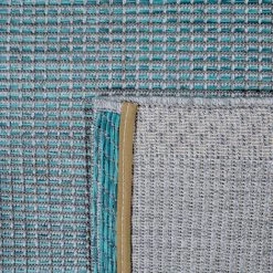 Paco Home Tapis Intérieur & Extérieur Balcon Terrasse Cuisine Bordures Design Turquoise 80x150 Cm 9 Paco Home Tapis Intérieur & Extérieur Balcon Terrasse Cuisine Bordures Design Turquoise 80x150 Cm -Tapis et paillasson Soldes 50627324 5