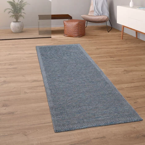 Paco Home Tapis Intérieur & Extérieur Balcon Terrasse Cuisine Design Bordures Moderne Bleu 80x150 Cm 4 Paco Home Tapis Intérieur & Extérieur Balcon Terrasse Cuisine Design Bordures Moderne Bleu 80x150 Cm – Image 4