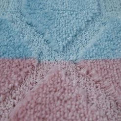 Paco Home Tapis De Bain, Tapis Poils Ras Salle De Bain Motif À Carreaux, Pastel Bleu Rose 70x120 Cm 6 Paco Home Tapis De Bain, Tapis Poils Ras Salle De Bain Motif À Carreaux, Pastel Bleu Rose 70x120 Cm -Tapis et paillasson Soldes 50627423 3