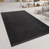 Paco Home Tapis Tissé Main Tissage À Plat Style Scandinave Chiné Motif Tissé Anthracite 60x110 Cm