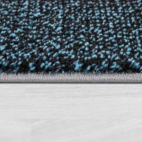 Paco Home Tapis De Salon Poils Ras Avec Bordure Et Effet 3D, Beige Et Turquoise 60x110 Cm 2 Paco Home Tapis De Salon Poils Ras Avec Bordure Et Effet 3D, Beige Et Turquoise 60x110 Cm – Image 2