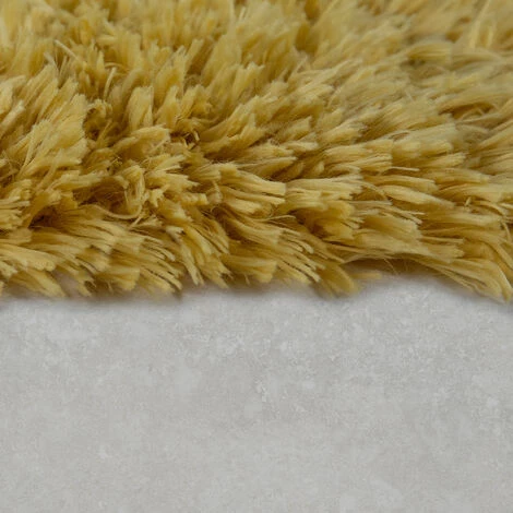 Paco Home Tapis De Bain Moderne Salle De Bain Tapis Shaggy Moelleux Doux Uni Jaune 40x55 Cm 2 Paco Home Tapis De Bain Moderne Salle De Bain Tapis Shaggy Moelleux Doux Uni Jaune 40x55 Cm – Image 2
