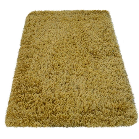Paco Home Tapis De Bain Moderne Salle De Bain Tapis Shaggy Moelleux Doux Uni Jaune 40x55 Cm 4 Paco Home Tapis De Bain Moderne Salle De Bain Tapis Shaggy Moelleux Doux Uni Jaune 40x55 Cm – Image 4