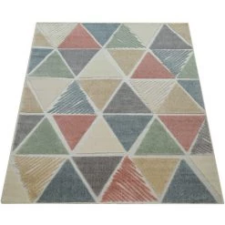 Paco Home Tapis Terrasses Intérieur Extérieur Losanges Moderne Design Géométrique Coloré 60x100 Cm 8 Paco Home Tapis Terrasses Intérieur Extérieur Losanges Moderne Design Géométrique Coloré 60x100 Cm -Tapis et paillasson Soldes 50627763 4
