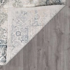 Paco Home Tapis Pour Salon, Tissage Plat Au Design Oriental, Aspect Usé, Bordure, Bleu 80x150 Cm -Tapis et paillasson Soldes 50627796 5