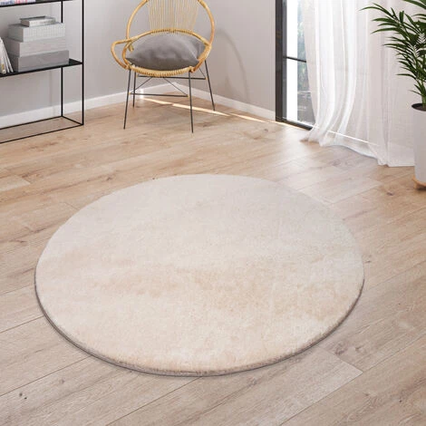 Paco Home Tapis, Tapis À Poils Ras Doux Pour Salon, Très Moelleux, Lavable, Beige 60x100 Cm 3 Paco Home Tapis, Tapis À Poils Ras Doux Pour Salon, Très Moelleux, Lavable, Beige 60x100 Cm – Image 3