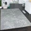 Paco Home Tapis Unicolore Tapis Design à Contours Fait Main Gris 60x110 Cm