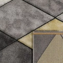 Paco Home Tapis De Salon Coloré Poils Ras Aspect Usé Couleurs Pastel Design Losanges Triangles 240x330 Cm -Tapis et paillasson Soldes 50628128 4