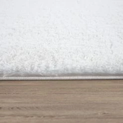 Paco Home Tapis Poils Longs, Shaggy Pour Salon, Moelleux, Doux, Lavable, Blanc Uni 80x150 Cm -Tapis et paillasson Soldes 50628139 4