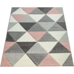 Paco Home Tapis De Salon Poils Ras Turquoise Gris Couleurs Pastel Design Triangles Losanges 60x100 Cm 9 Paco Home Tapis De Salon Poils Ras Turquoise Gris Couleurs Pastel Design Triangles Losanges 60x100 Cm -Tapis et paillasson Soldes 50628203 5