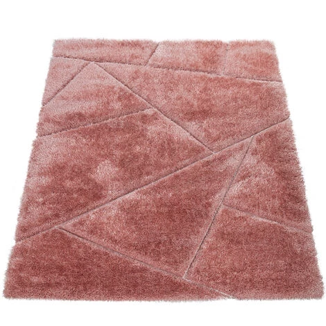 Paco Home Tapis De Salon Rose Doux Shaggy Moelleux Motif 3D Abstrait Poils Longs 80x150 Cm 4 Paco Home Tapis De Salon Rose Doux Shaggy Moelleux Motif 3D Abstrait Poils Longs 80x150 Cm – Image 4