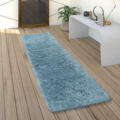 Paco Home Tapis De Salon Poils Longs Shaggy Pastel Uni Doux Turquoise 80x150 Cm 4 Paco Home Tapis De Salon Poils Longs Shaggy Pastel Uni Doux Turquoise 80x150 Cm – Image 4
