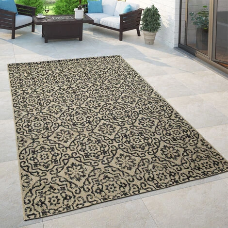 Paco Home Tapis Ethnique Extérieur Beige Motif Oriental Balcon Terrasse Résistant 80x200 Cm 1 Paco Home Tapis Ethnique Extérieur Beige Motif Oriental Balcon Terrasse Résistant 80x200 Cm