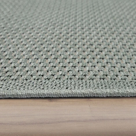 Paco Home Tapis Extérieur Pour Terrasse Et Balcon Tapis Cuisine Monochrome Moderne Vert 60x100 Cm 5 Paco Home Tapis Extérieur Pour Terrasse Et Balcon Tapis Cuisine Monochrome Moderne Vert 60x100 Cm – Image 5