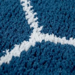 Paco Home Tapis De Bain, Tapis À Poils Ras Salle De Bain Motif Losanges Bleu Blanc 40x55 Cm 7 Paco Home Tapis De Bain, Tapis À Poils Ras Salle De Bain Motif Losanges Bleu Blanc 40x55 Cm -Tapis et paillasson Soldes 50628635 3