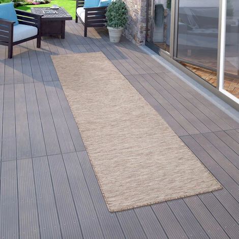 Paco Home Tapis Intérieur & Extérieur Pour Salon Balcon Terrasse Tissé À Plat Beige 60x100 Cm 2 Paco Home Tapis Intérieur & Extérieur Pour Salon Balcon Terrasse Tissé À Plat Beige 60x100 Cm – Image 2