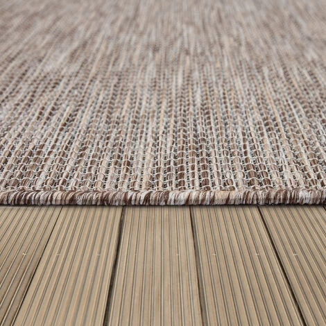 Paco Home Tapis Intérieur & Extérieur Pour Salon Balcon Terrasse Tissé À Plat Beige 60x100 Cm 3 Paco Home Tapis Intérieur & Extérieur Pour Salon Balcon Terrasse Tissé À Plat Beige 60x100 Cm – Image 3
