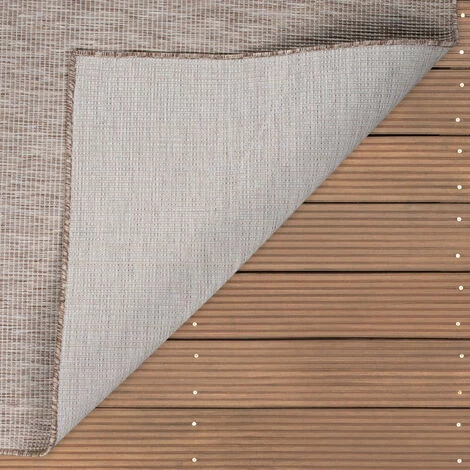 Paco Home Tapis Intérieur & Extérieur Pour Salon Balcon Terrasse Tissé À Plat Beige 60x100 Cm 5 Paco Home Tapis Intérieur & Extérieur Pour Salon Balcon Terrasse Tissé À Plat Beige 60x100 Cm – Image 5