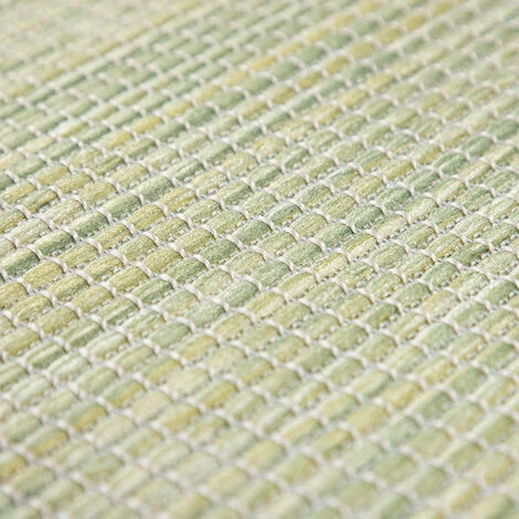 Paco Home Tapis Intérieur & Extérieur Pour Salon Balcon Terrasse Tissé À Plat Vert 80x150 Cm 4 Paco Home Tapis Intérieur & Extérieur Pour Salon Balcon Terrasse Tissé À Plat Vert 80x150 Cm – Image 4