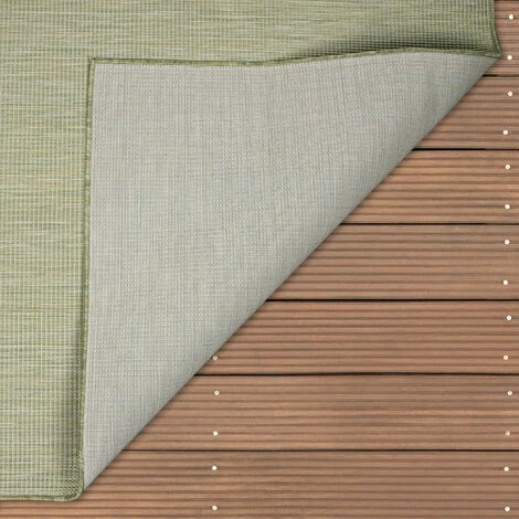 Paco Home Tapis Intérieur & Extérieur Pour Salon Balcon Terrasse Tissé À Plat Vert 80x150 Cm 5 Paco Home Tapis Intérieur & Extérieur Pour Salon Balcon Terrasse Tissé À Plat Vert 80x150 Cm – Image 5
