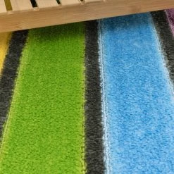 Paco Home Tapis De Bain, Tapis À Poils Ras Pour Salle De Bain Avec Rayures, Look 3D Coloré 40x55 Cm 7 Paco Home Tapis De Bain, Tapis À Poils Ras Pour Salle De Bain Avec Rayures, Look 3D Coloré 40x55 Cm -Tapis et paillasson Soldes 50628742 3