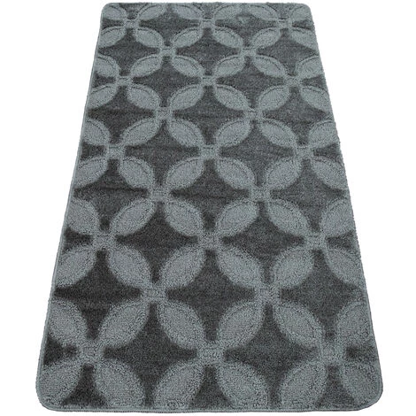 Paco Home Tapis De Bain, Tapis À Poils Ras Pour Salle De Bain Uni Antidérapant, Gris 60x100 Cm 4 Paco Home Tapis De Bain, Tapis À Poils Ras Pour Salle De Bain Uni Antidérapant, Gris 60x100 Cm – Image 4