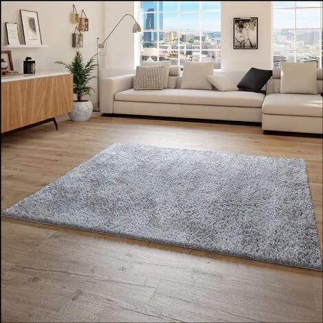Paco Home Tapis À Poils Hauts, Tapis Flokati Douillet Moderne, Uni En Gris 60x100 Cm 2 Paco Home Tapis À Poils Hauts, Tapis Flokati Douillet Moderne, Uni En Gris 60x100 Cm – Image 2