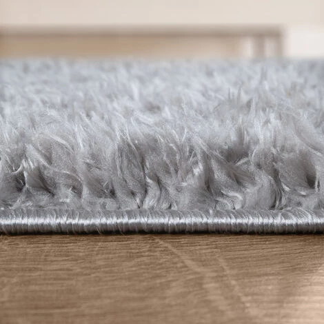 Paco Home Tapis À Poils Hauts, Tapis Flokati Douillet Moderne, Uni En Gris 60x100 Cm 3 Paco Home Tapis À Poils Hauts, Tapis Flokati Douillet Moderne, Uni En Gris 60x100 Cm – Image 3