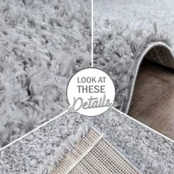 Paco Home Tapis À Poils Hauts, Tapis Flokati Douillet Moderne, Uni En Gris 60x100 Cm 8 Paco Home Tapis À Poils Hauts, Tapis Flokati Douillet Moderne, Uni En Gris 60x100 Cm -Tapis et paillasson Soldes 50628828 4