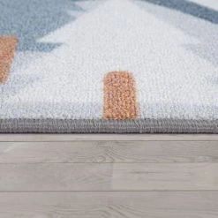 Paco Home Tapis Pour Enfants, Tapis De Jeux Pour Chambre D'Enfant Motif Rues Avec Animaux Crème 80x150 Cm -Tapis et paillasson Soldes 50628849 3