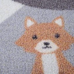 Paco Home Tapis Pour Enfants, Tapis De Jeux Pour Chambre D'Enfant Motif Rues Avec Animaux Crème 80x150 Cm -Tapis et paillasson Soldes 50628849 4