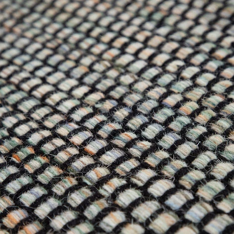 Paco Home Tapis De Salon, Tissage Plat Tissé À La Main En Laine Et Coton, Vert 60x110 Cm 3 Paco Home Tapis De Salon, Tissage Plat Tissé À La Main En Laine Et Coton, Vert 60x110 Cm – Image 3