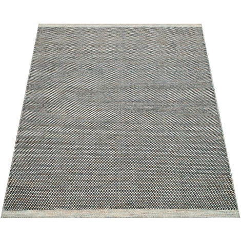 Paco Home Tapis De Salon, Tissage Plat Tissé À La Main En Laine Et Coton, Vert 60x110 Cm 4 Paco Home Tapis De Salon, Tissage Plat Tissé À La Main En Laine Et Coton, Vert 60x110 Cm – Image 4