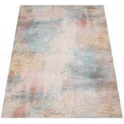 Paco Home Tapis Intérieur & Extérieur, Poils Ras Pour Balcon Terrasse, Aspect Usé Coloré 60x100 Cm -Tapis et paillasson Soldes 50628948 5