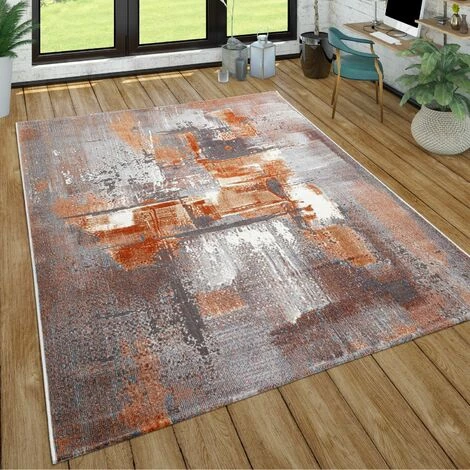 Paco Home Tapis De Salon Motif Vintage Dégradé De Couleurs Abstrait Effet 3D Marron Gris 120x170 Cm 1 Paco Home Tapis De Salon Motif Vintage Dégradé De Couleurs Abstrait Effet 3D Marron Gris 120x170 Cm
