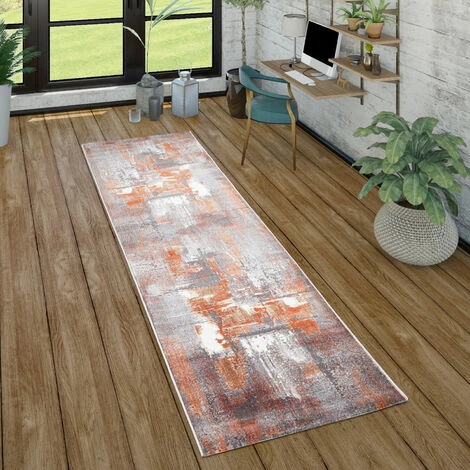 Paco Home Tapis De Salon Motif Vintage Dégradé De Couleurs Abstrait Effet 3D Marron Gris 120x170 Cm 2 Paco Home Tapis De Salon Motif Vintage Dégradé De Couleurs Abstrait Effet 3D Marron Gris 120x170 Cm – Image 2