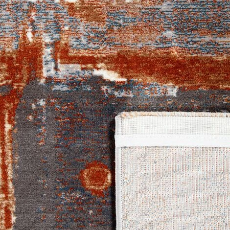 Paco Home Tapis De Salon Motif Vintage Dégradé De Couleurs Abstrait Effet 3D Marron Gris 120x170 Cm 5 Paco Home Tapis De Salon Motif Vintage Dégradé De Couleurs Abstrait Effet 3D Marron Gris 120x170 Cm – Image 5