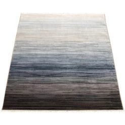 Paco Home Tapis De Créateur, Tapis À Poils Ras Pour Salon, Avec Dégradé De Couleurs, Bleu 80x150 Cm -Tapis et paillasson Soldes 50629048 5